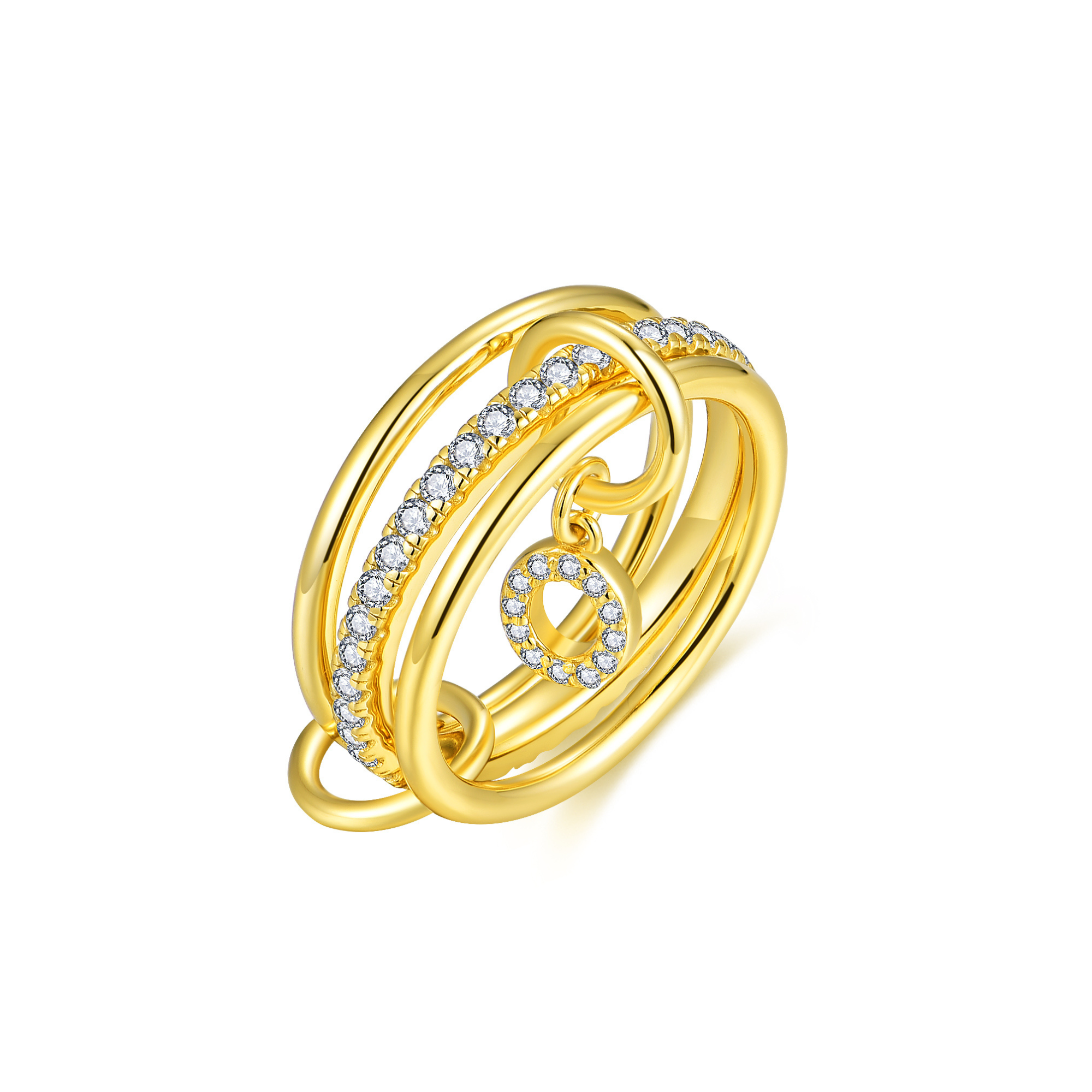 Aurelia Letter Ring - Gold