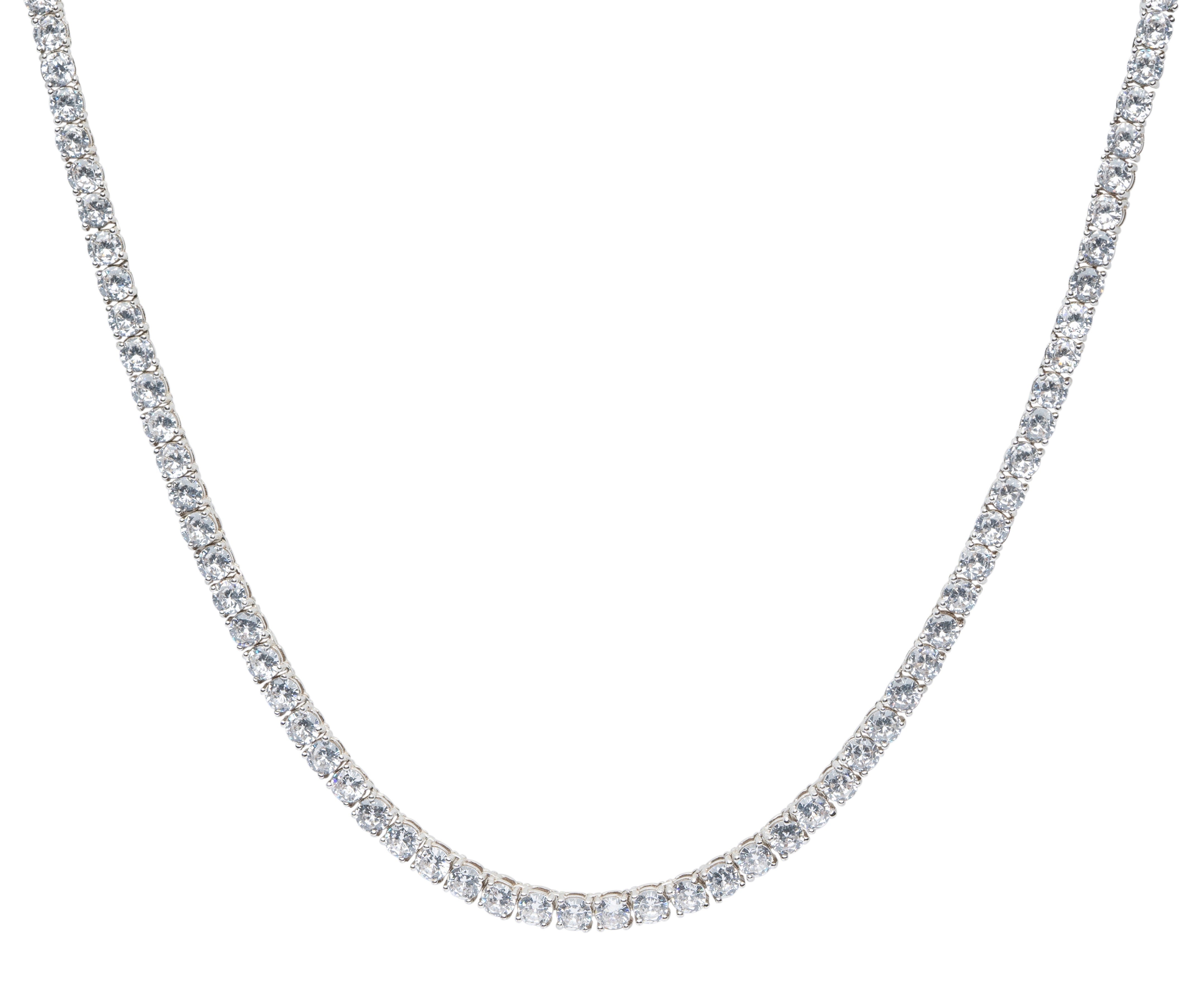 4mm Adjustable Tennis Necklace