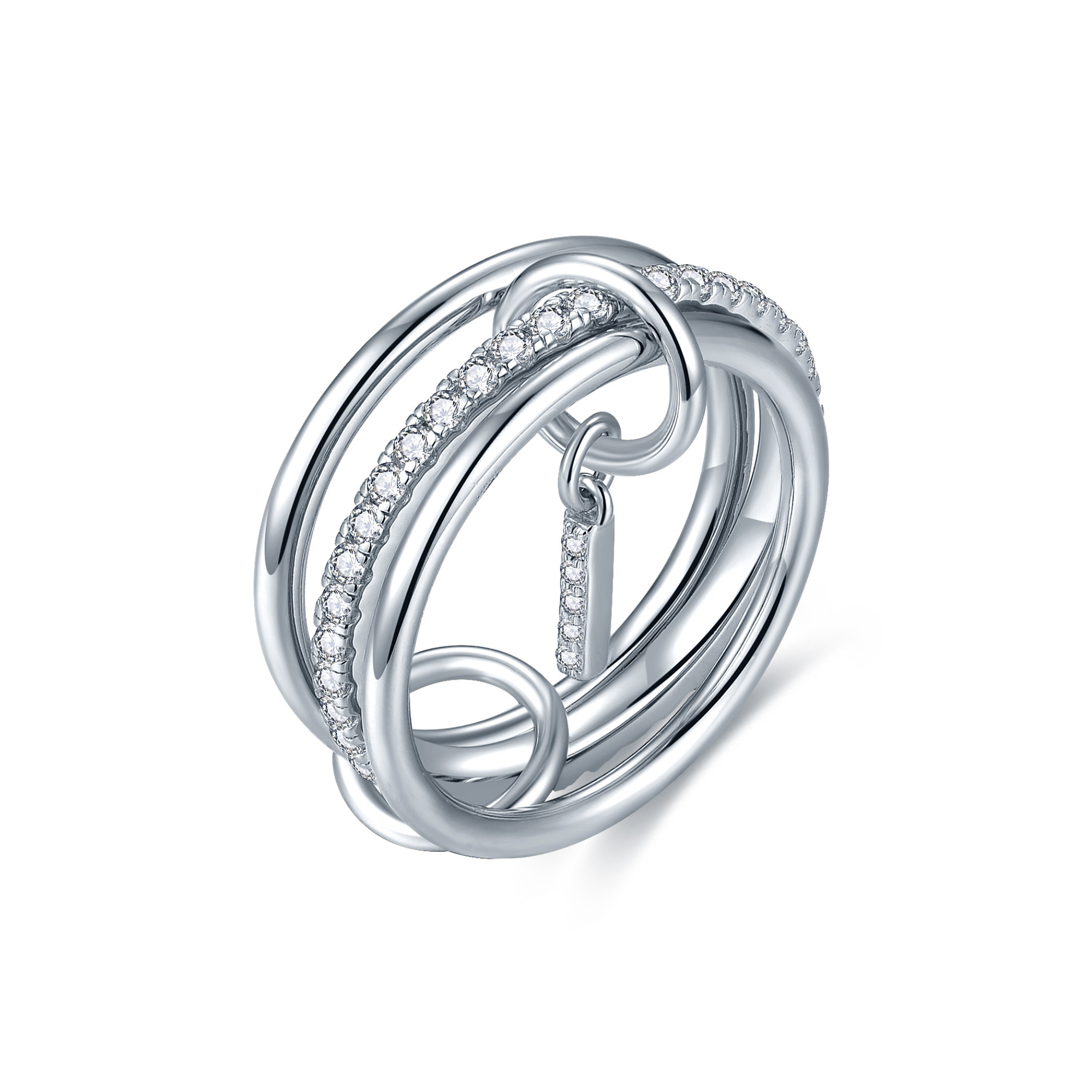 Aurelia Letter Ring - Silver